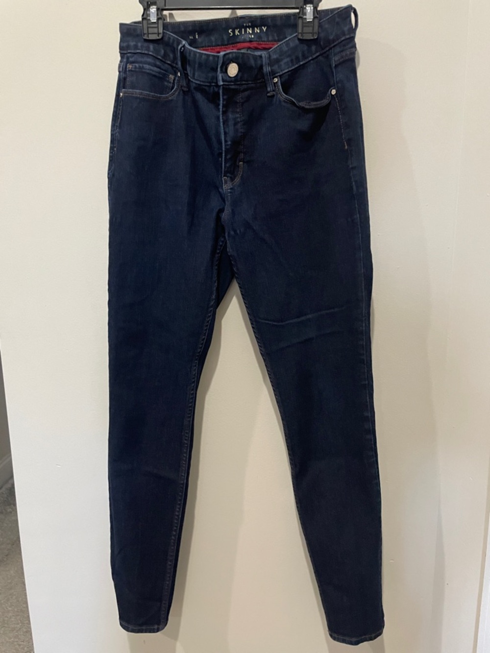 White House Black Market Dark Indigo Skinny Jeans